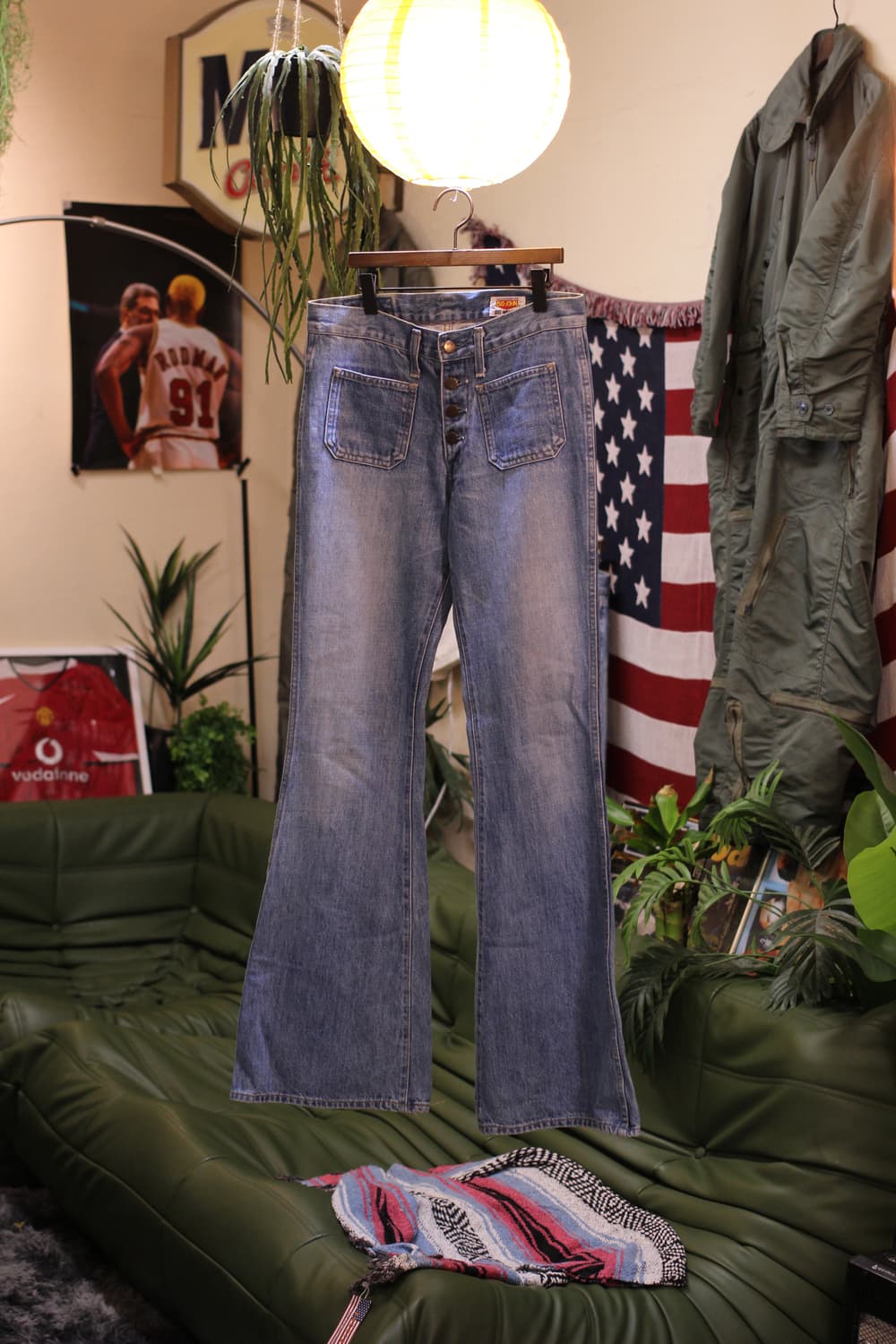 70s Big john Bell-Bottom Flare Jean 상품이미지4