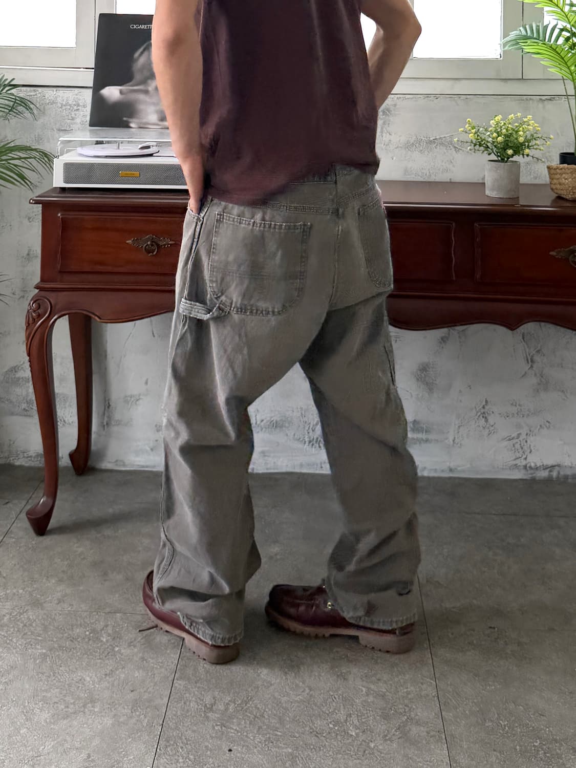 디키즈 워크팬츠 모스그린 상품이미지2