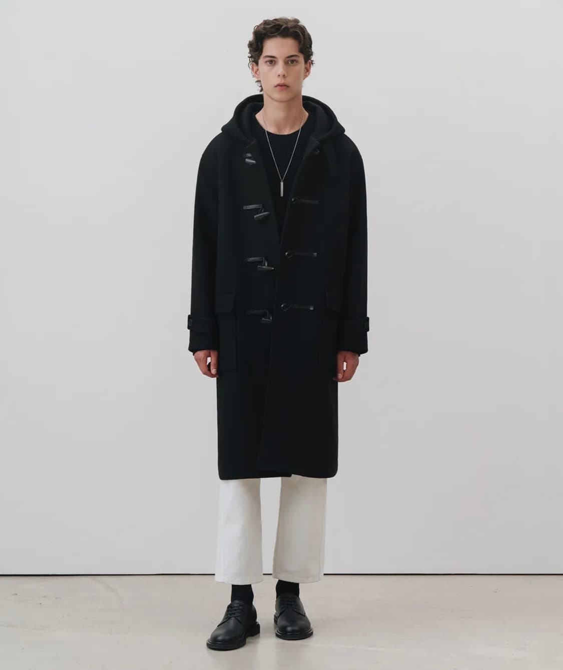 인사일런스 오버사이즈 더플 코트 S급 상품이미지1