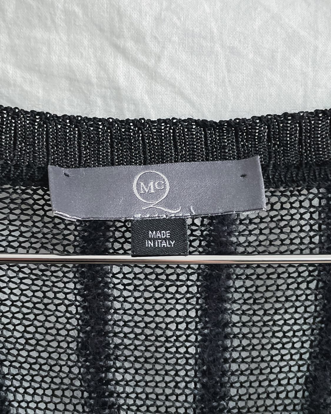 알렉산더 맥퀸 초기 그라데이션 시스루 니트 원피스 상품이미지7