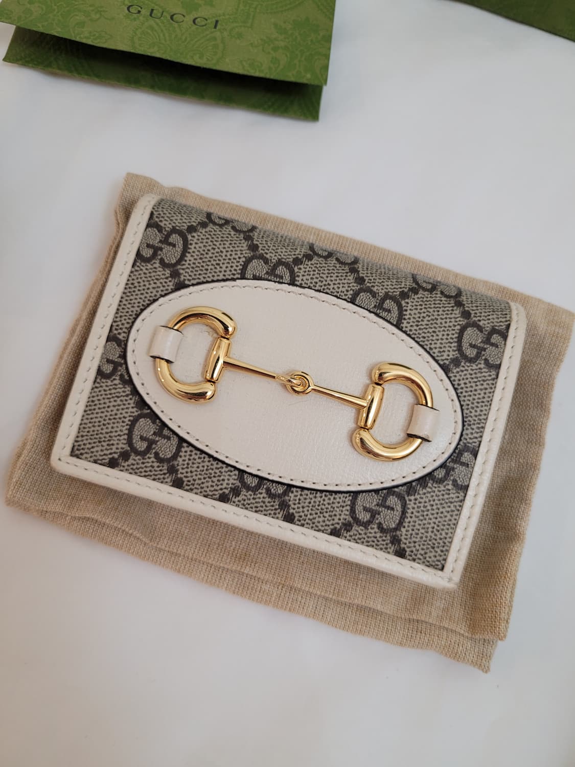 (새상품급) 구찌 홀스빗 1955 카드케이스 지갑 상품이미지2