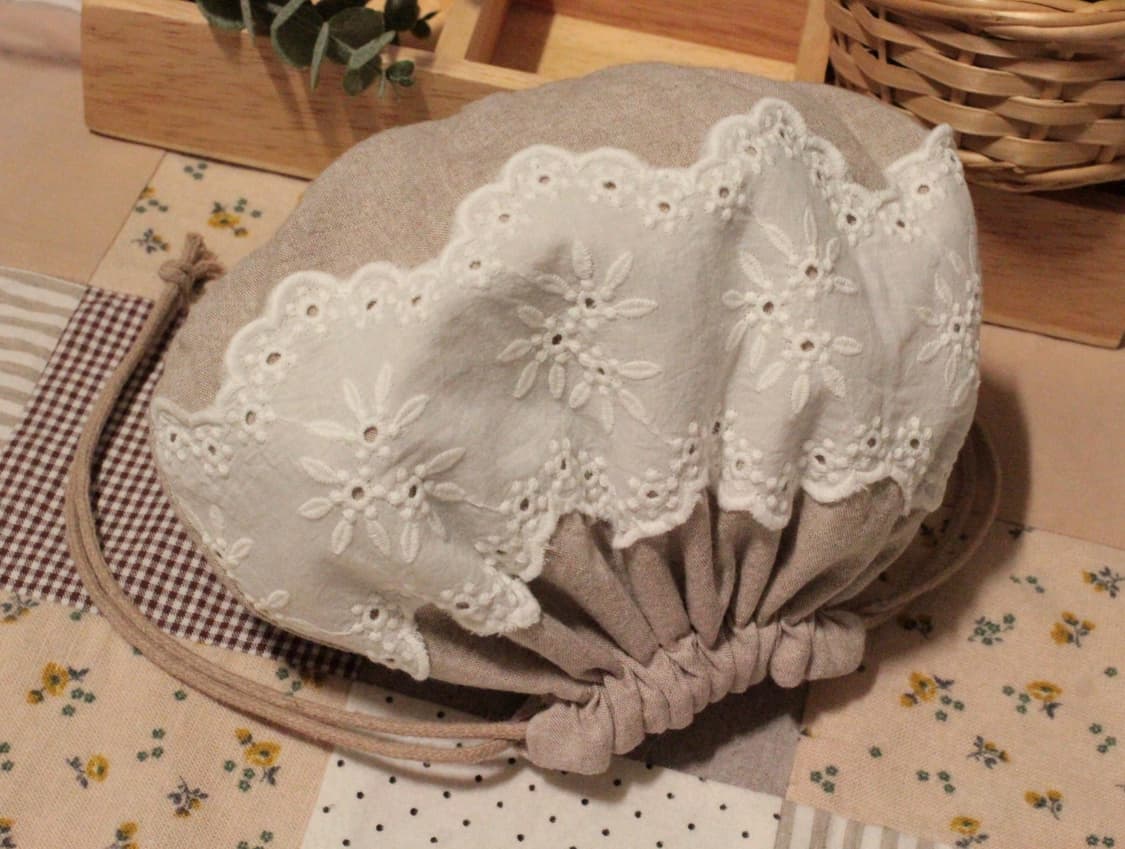 핸드메이드 레이스 스트링 파우치 상품이미지4