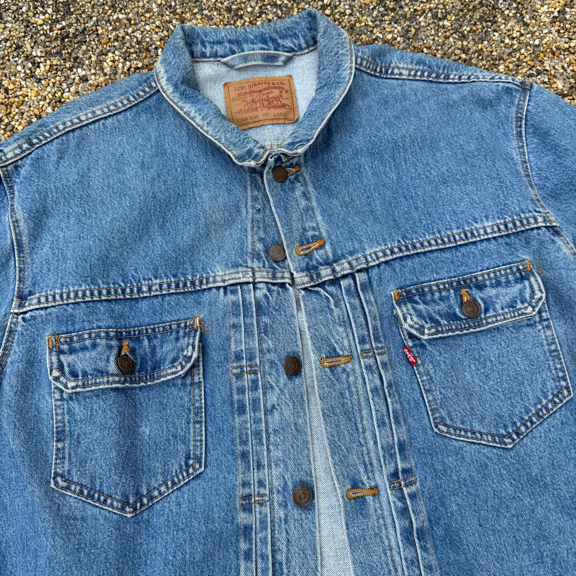 [XL] 90s USA 리바이스 70504-0149 2세대 데님 자켓 상품이미지5
