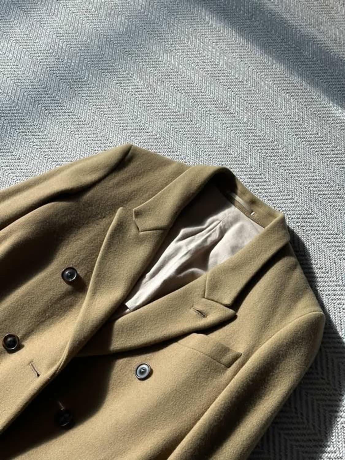언유즈드 카멜 싱글 코트 3 상품이미지5