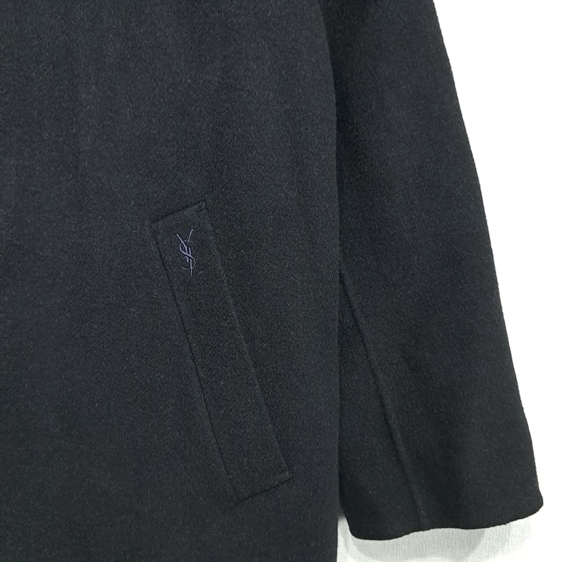 CN960 L 입생로랑 뿌르 옴므 핸드메이드 울 코트 상품이미지2