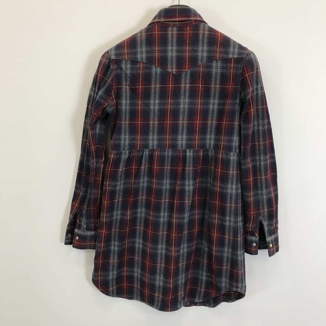 LEE JPN 웨스턴 원피스 체크셔츠 [여성M] 상품이미지3