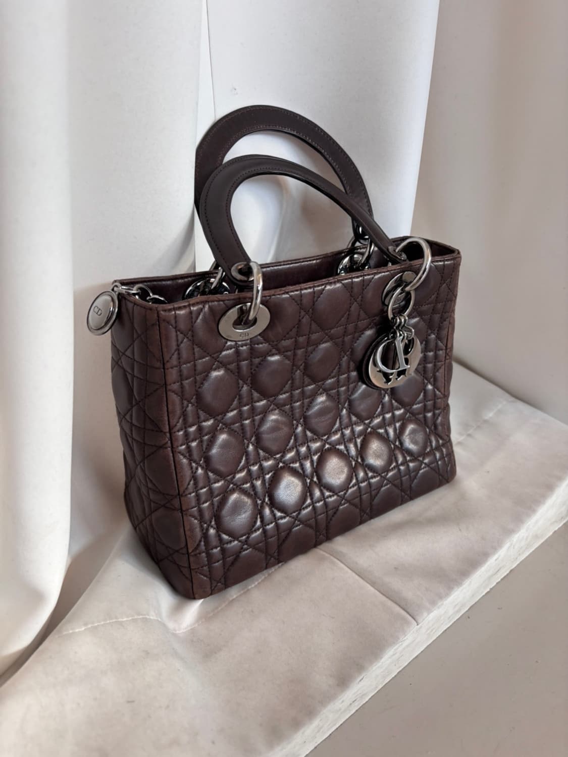 Vintage Christian Dior Leather Bag 상품이미지2