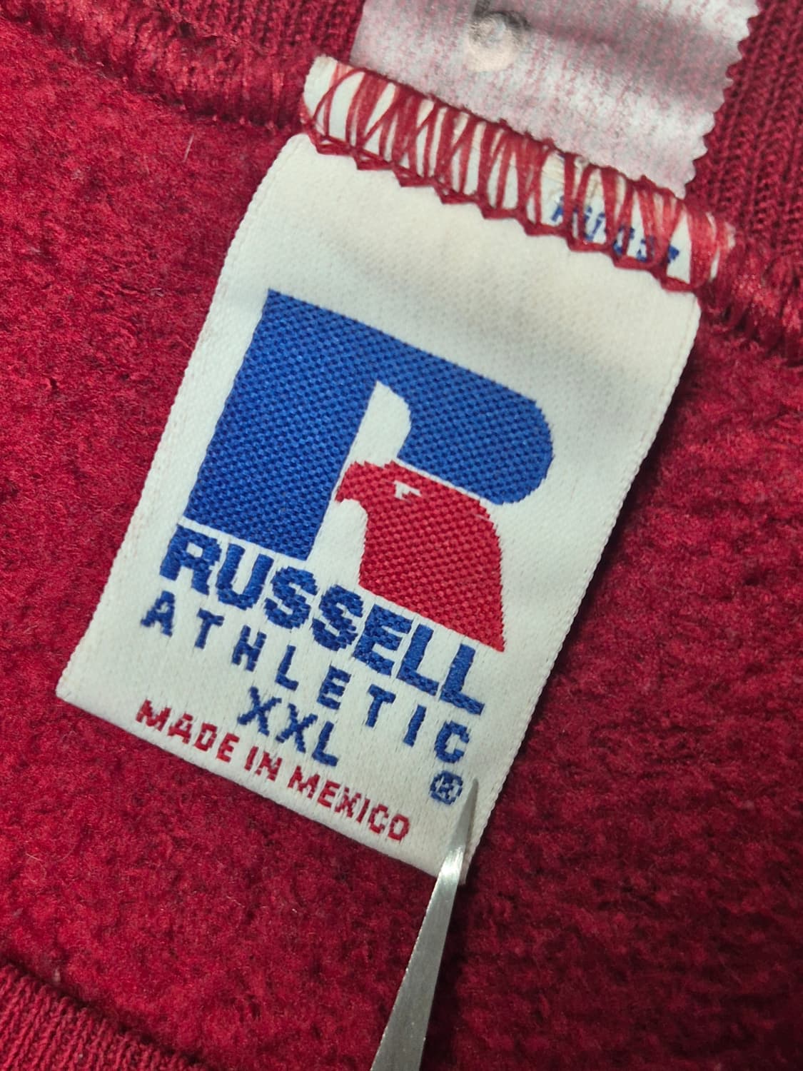 [XXL] 90s Made 러셀 버건디 스웻 - 6 상품이미지3