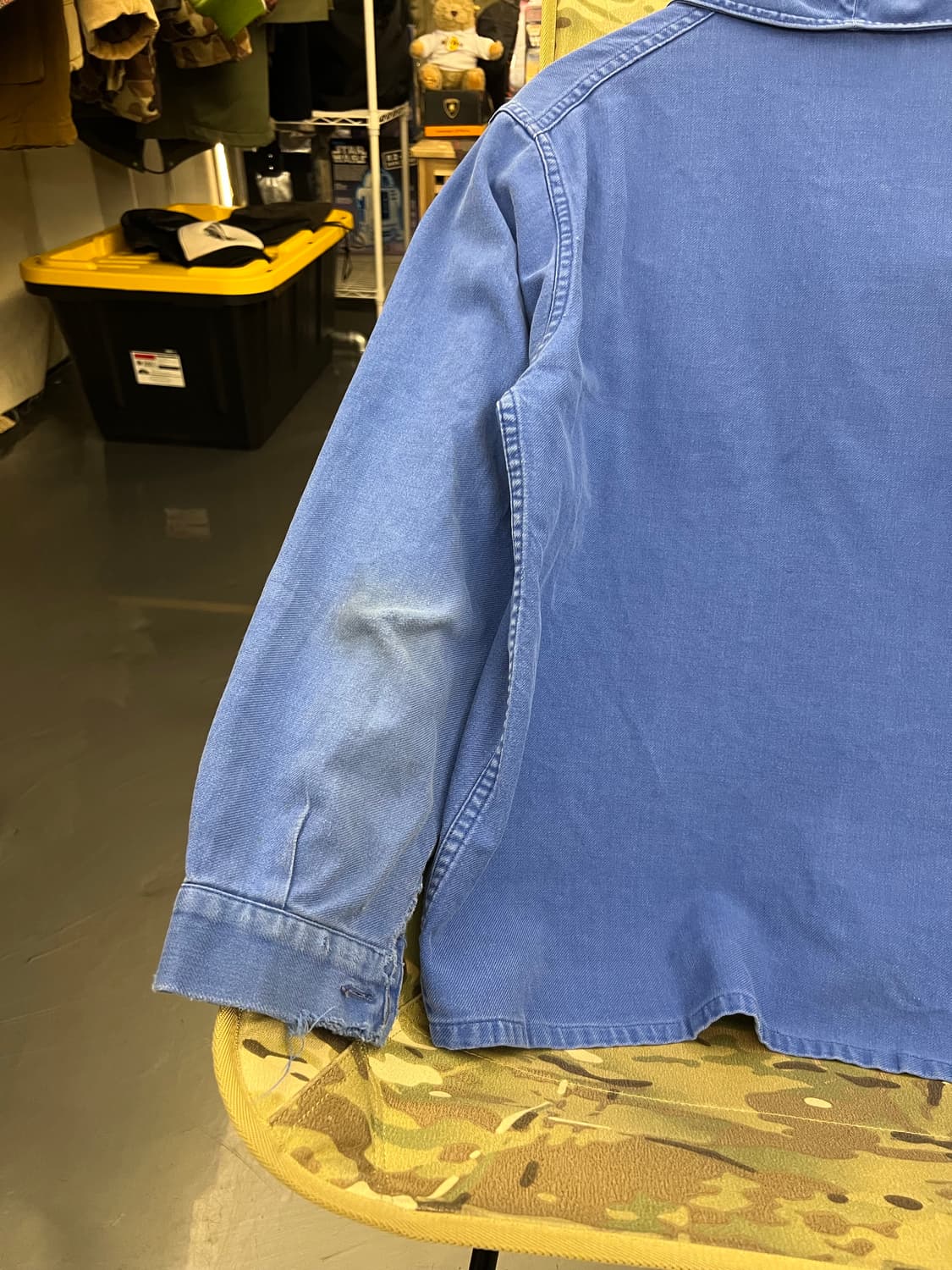 1950/60s OLD MODEL HARD FADED 빈티지프렌치워크자켓 상품이미지9