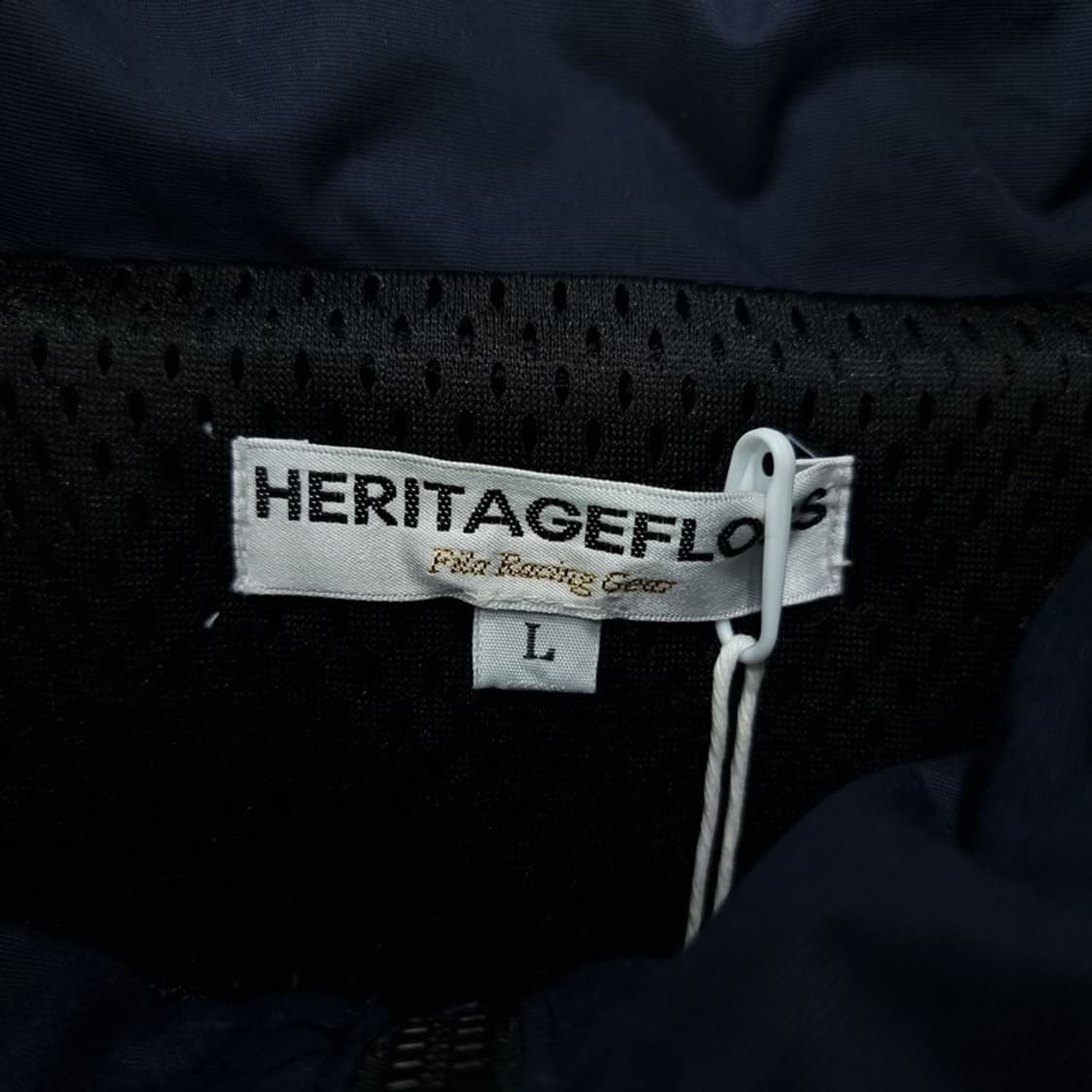 [휠라 X 헤리티지플로스] (새상품) 오버핏 바람막이 자켓 M19702 상품이미지9