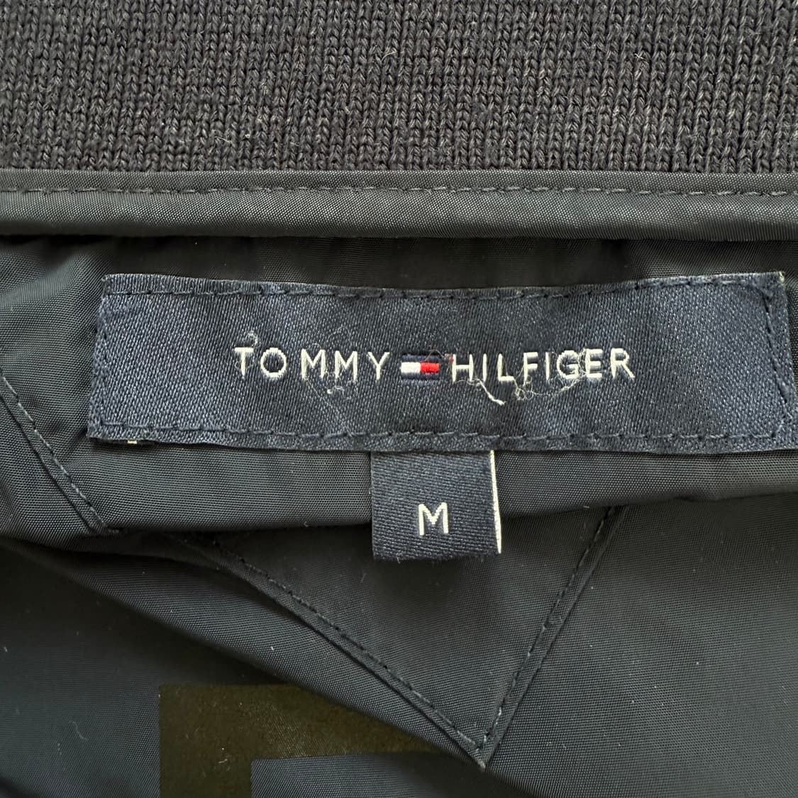 [M] 타미힐피거 빈티지 헤링턴 블루종 봄버 자켓 네이비 3682 상품이미지4