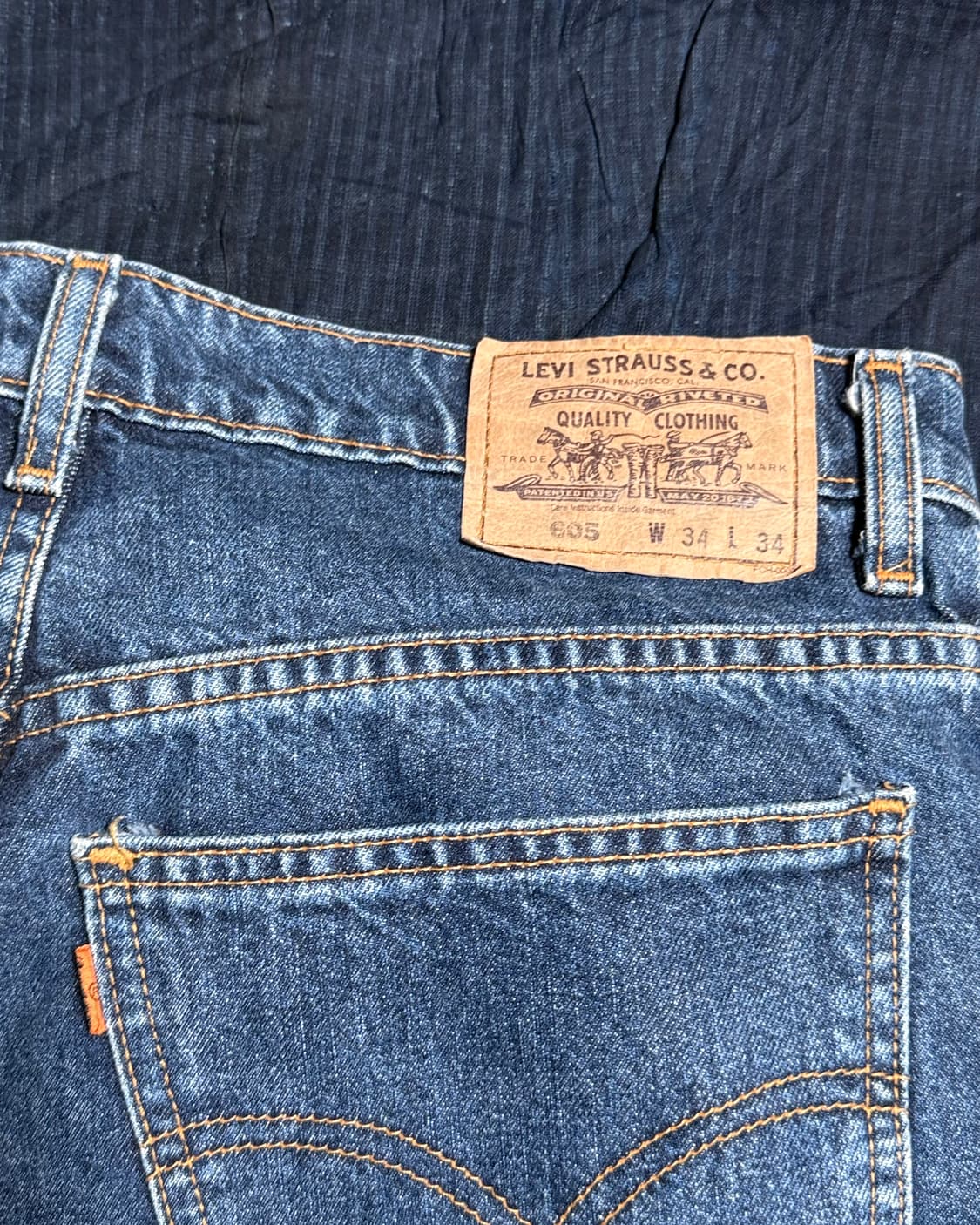 90‘s Levi's [오렌지탭] 605 슬림 테이퍼드 핏 데님 팬츠 3 상품이미지7