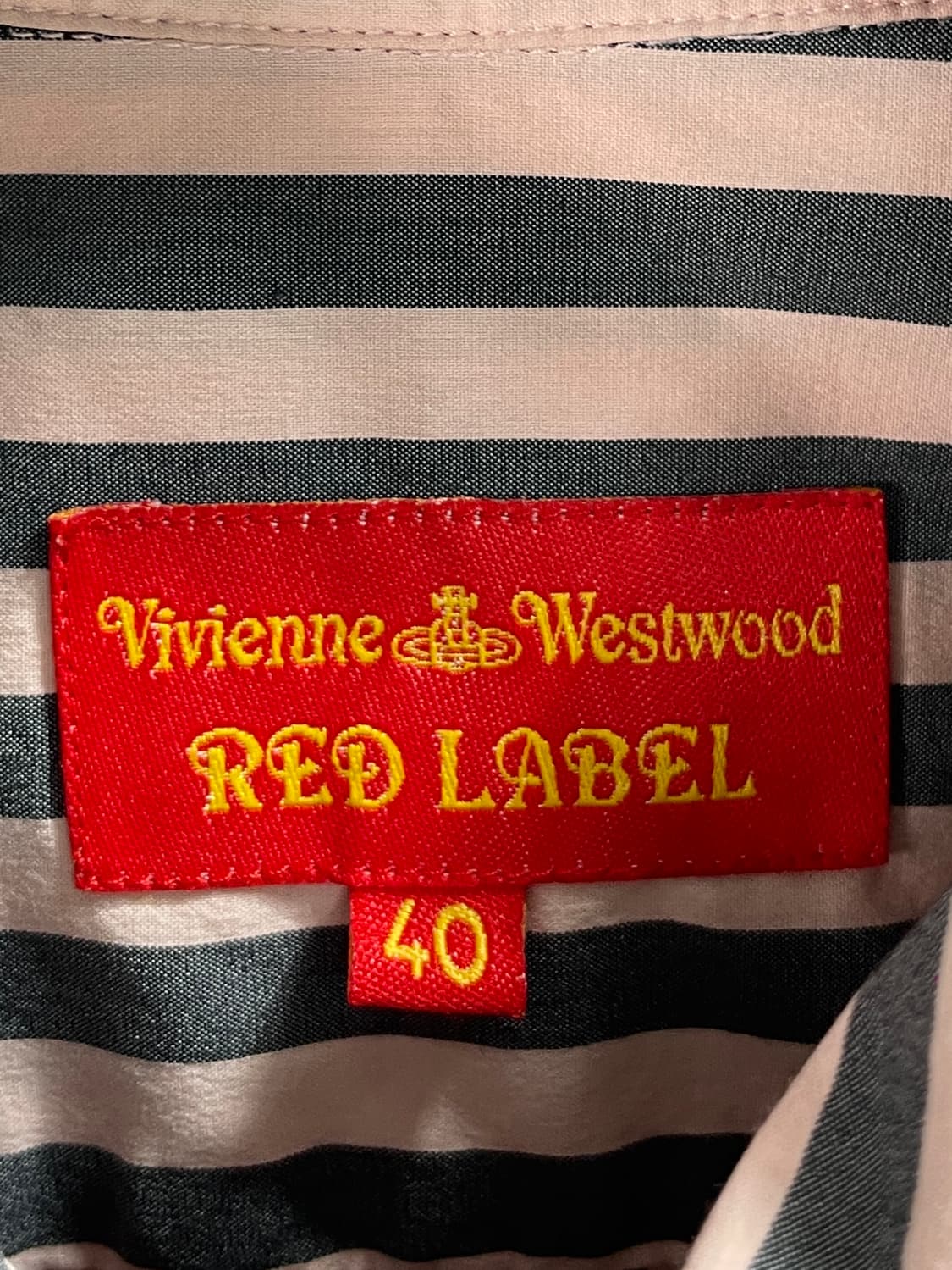 비비안웨스트우드 스트라이프 긴팔 셔츠 (on.256) 상품이미지5