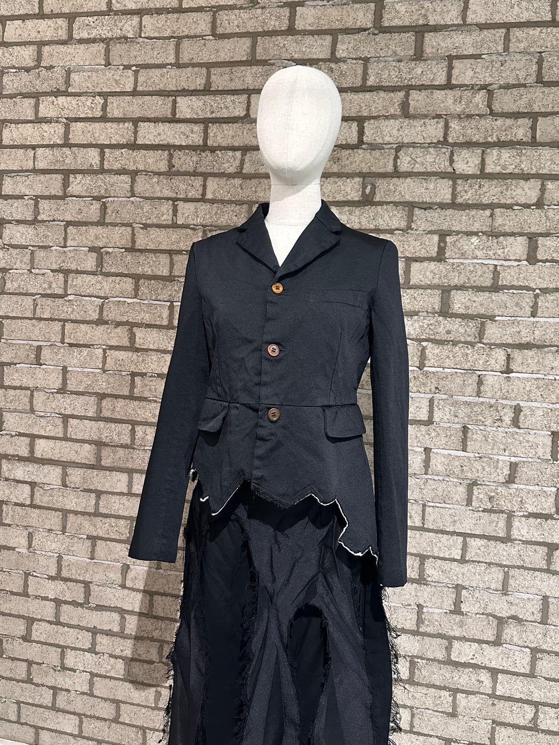 Comme des Garcons 꼼데가르송 해체주의 컷아웃 롱 스커트 상품이미지6