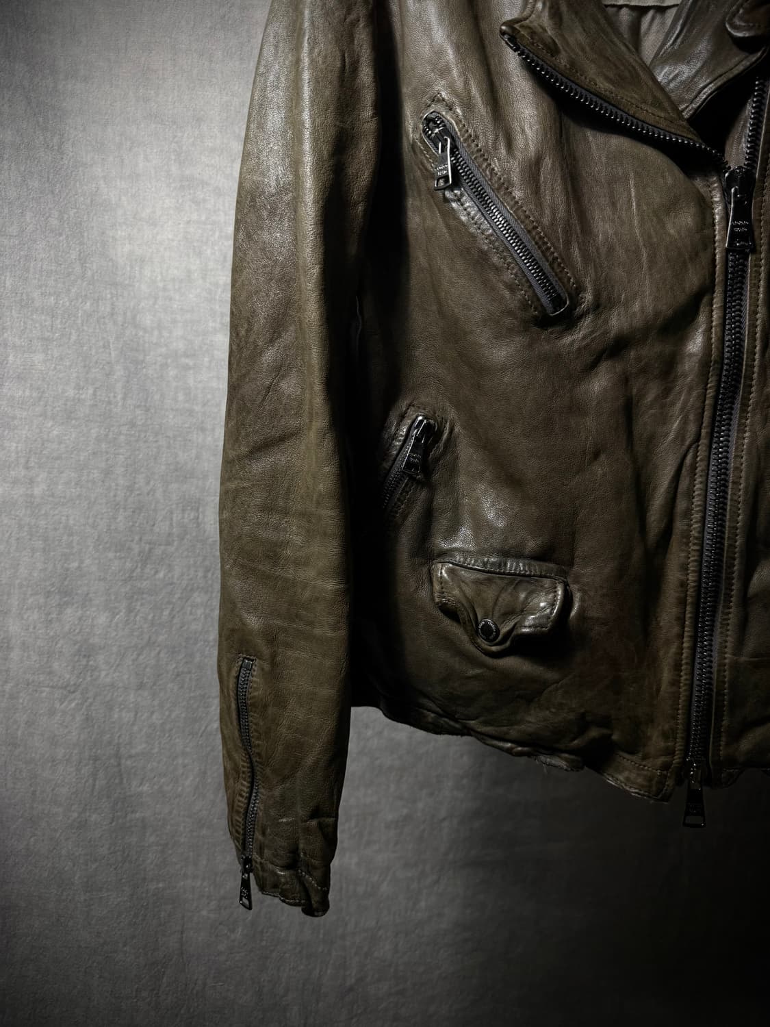 Giorgio Brato Leather Rider Jacket 상품이미지7