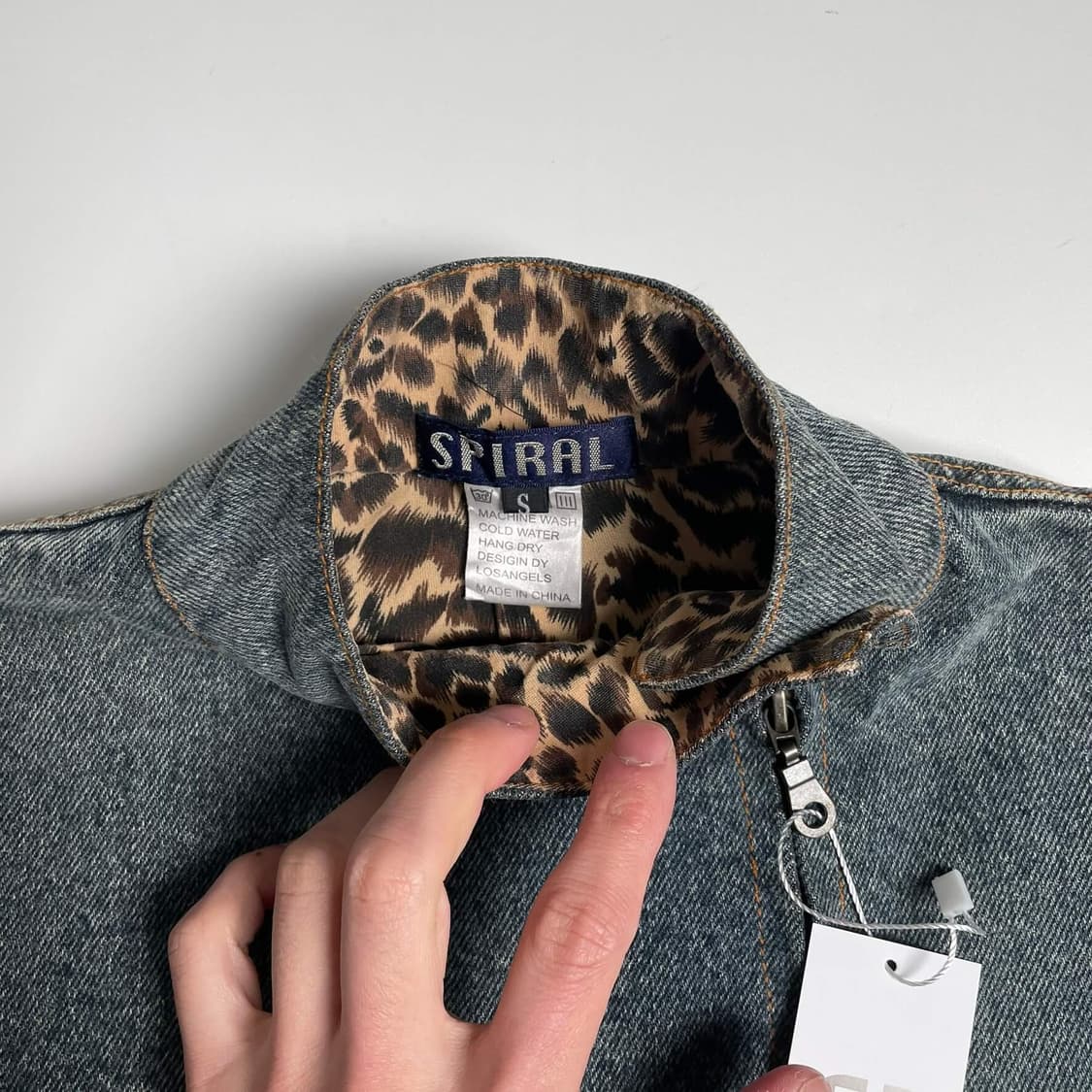 Spiral 언밸런스 데님 자켓 상품이미지7