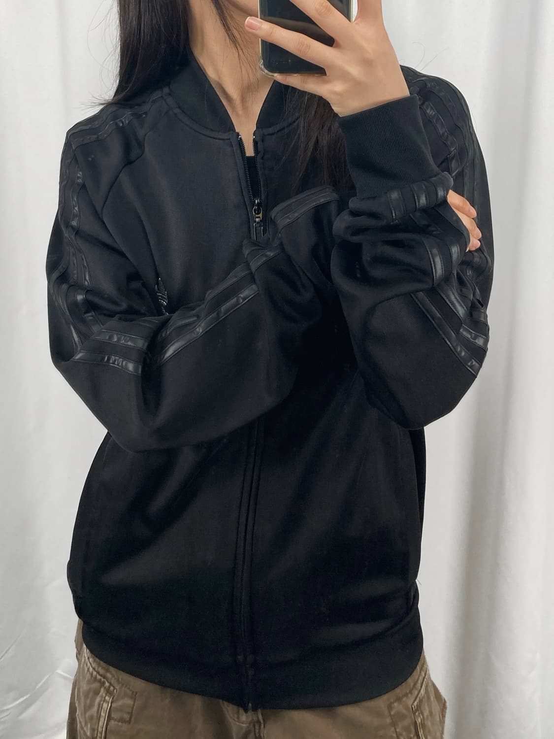 아디다스 블랙 트랙탑 져지 상품이미지2