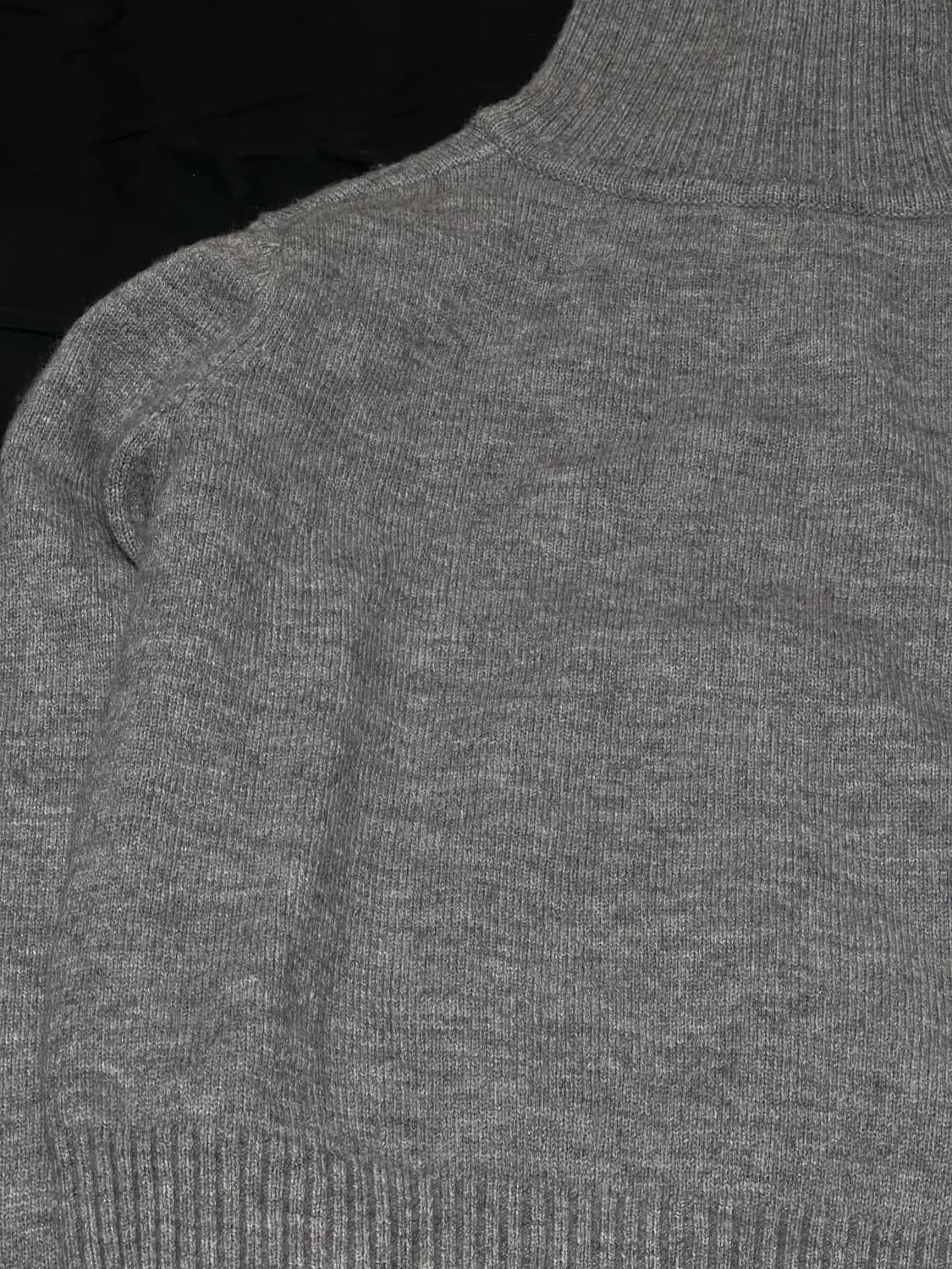 Michiko London 미치코런던 하이넥 폴라 가디건 그레이 상품이미지3