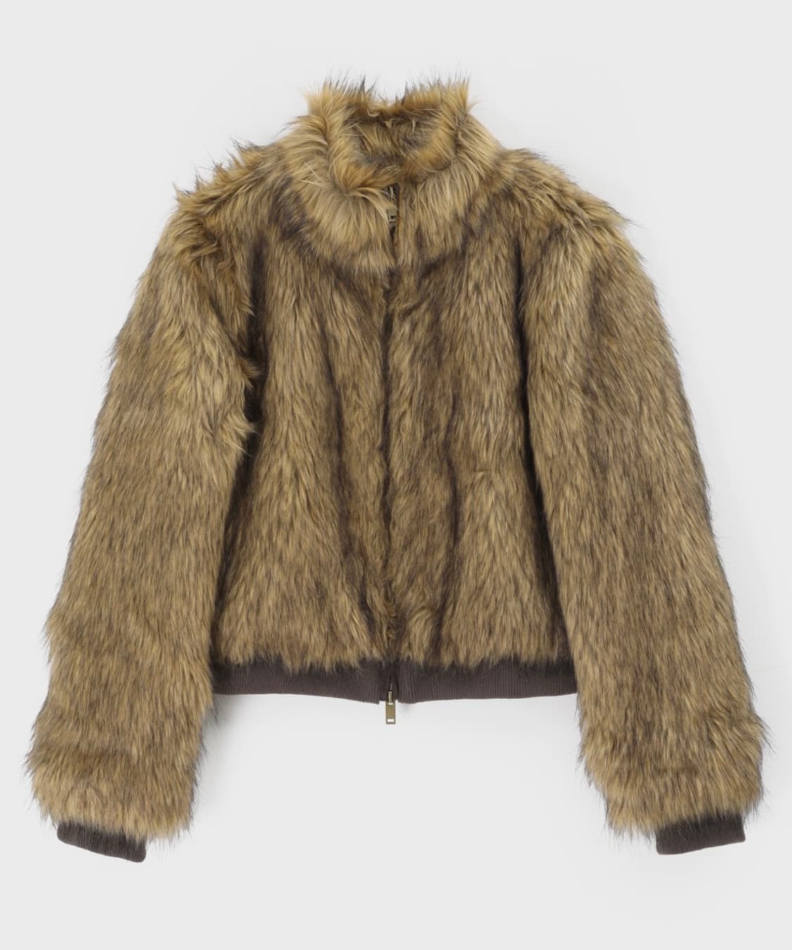 블랙업 퍼자켓 브라운 상품이미지2