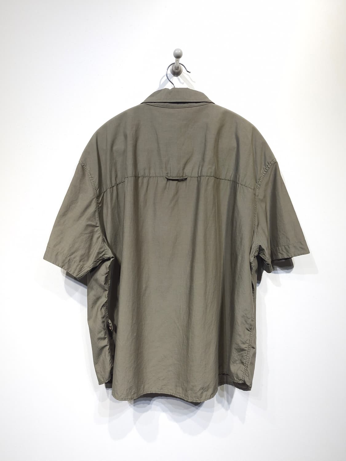 모이아(MOIA)하프 박스 셔츠 카키 상품이미지4