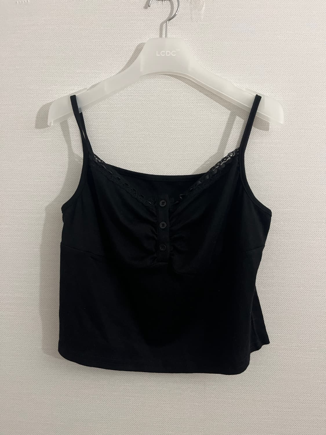 검정 레이스 나시 상품이미지1