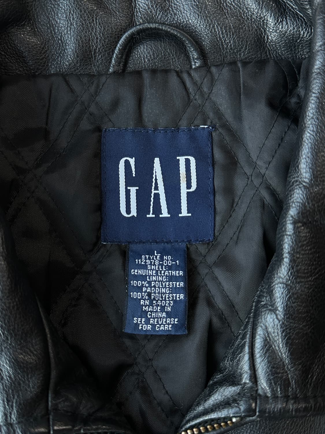 올드갭 GAP 90s 리얼레더 자켓 L 상품이미지6