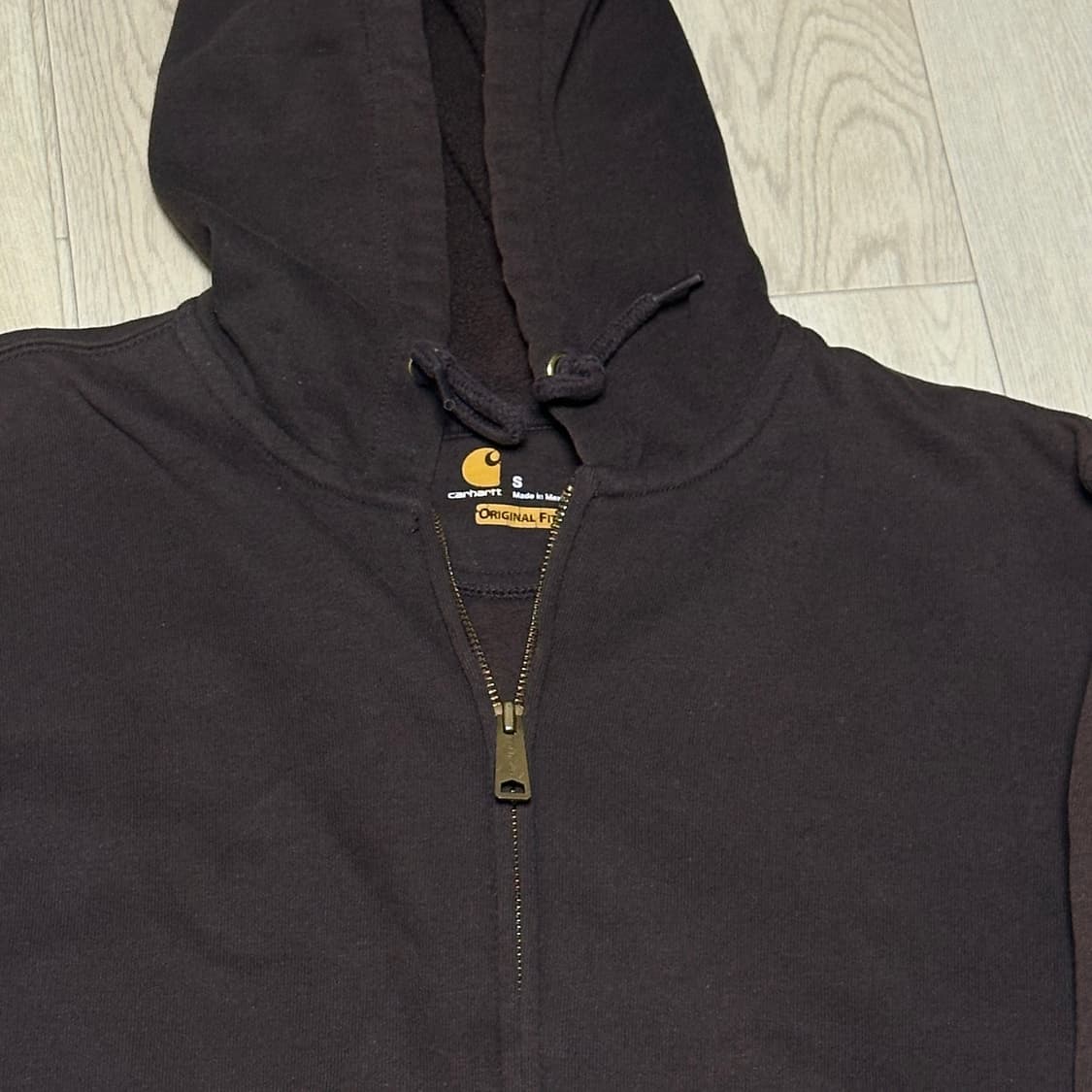 칼하트 브라운 후드집업 상품이미지2