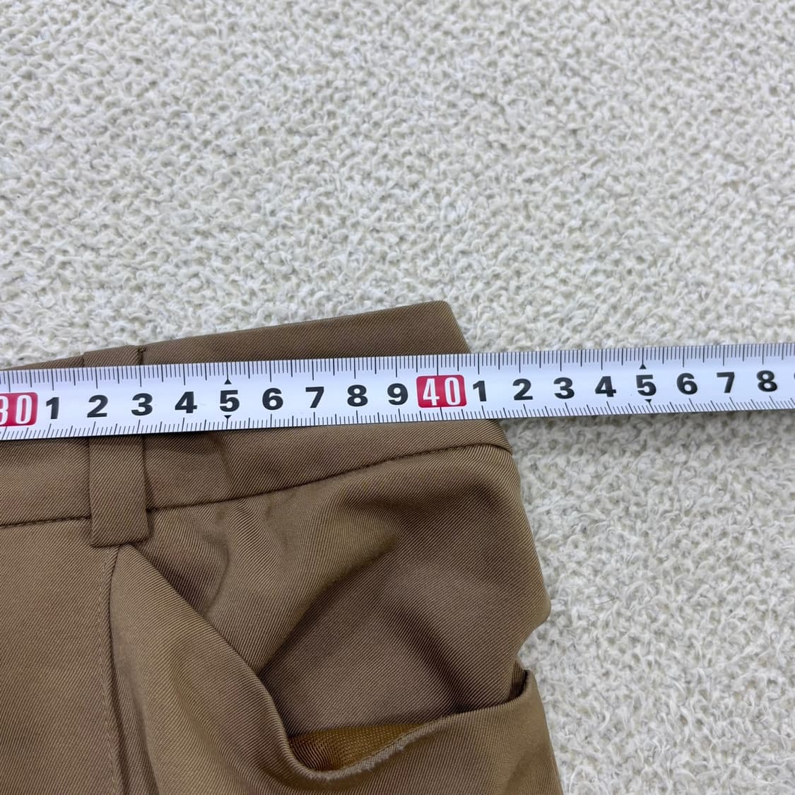 L(73) 보스골프 남성 베이지 밴딩 팬츠 0520E 상품이미지6
