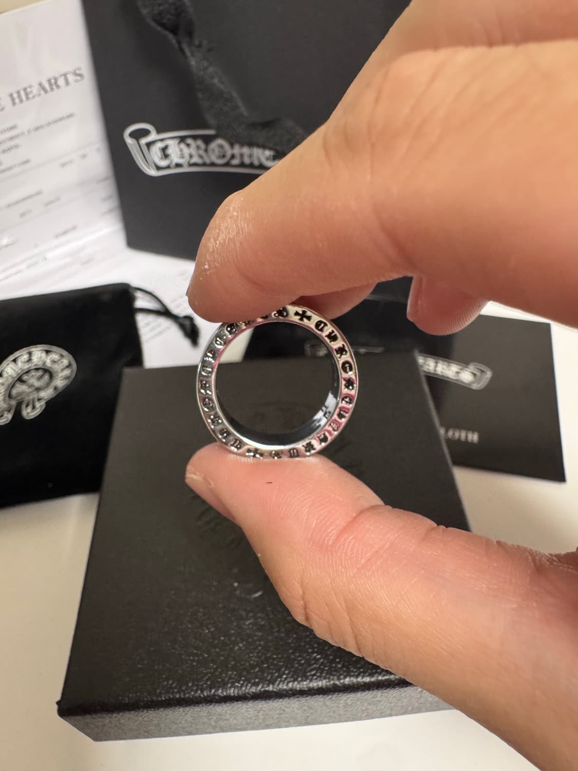 크롬하츠 플러스링 us 7호 상품이미지4