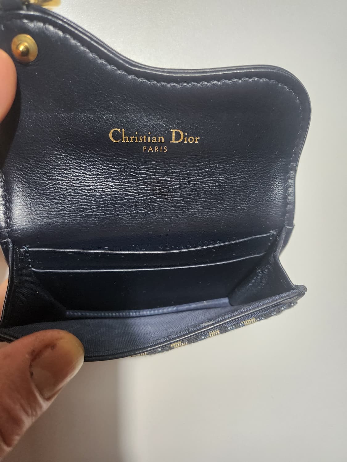 정품!디올 오블리크새들 카드지갑 상품이미지4