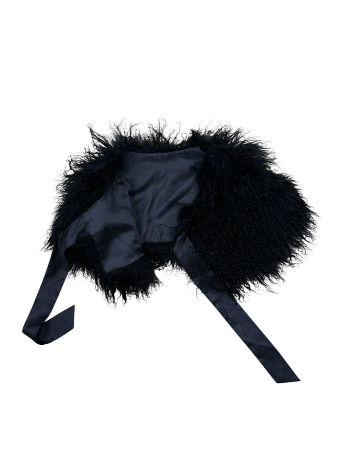 fur neck cape 상품이미지2