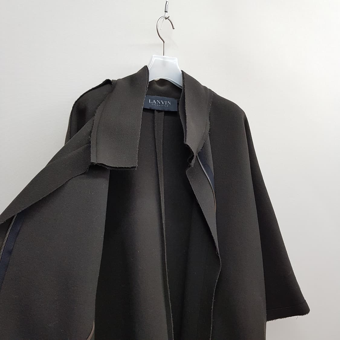 한섬 랑방 울소재 롱코트 82-94-160사이즈 상품이미지6