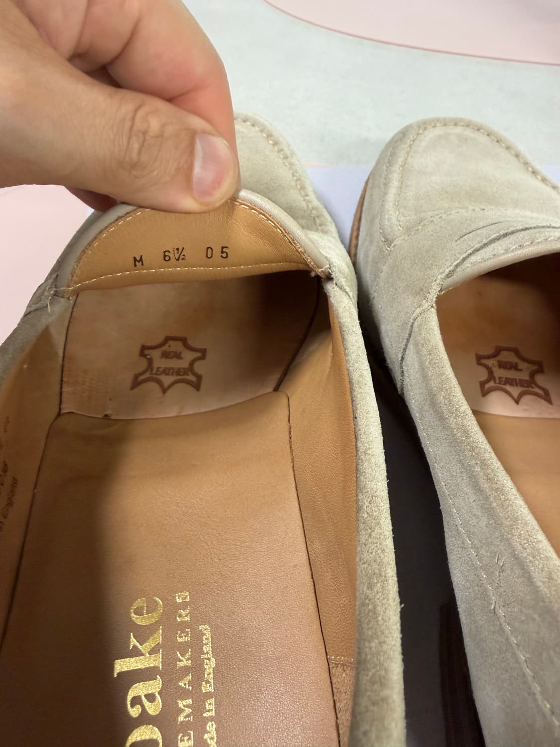 로크 이튼 스웨이드 로퍼 베이지 255 상품이미지6