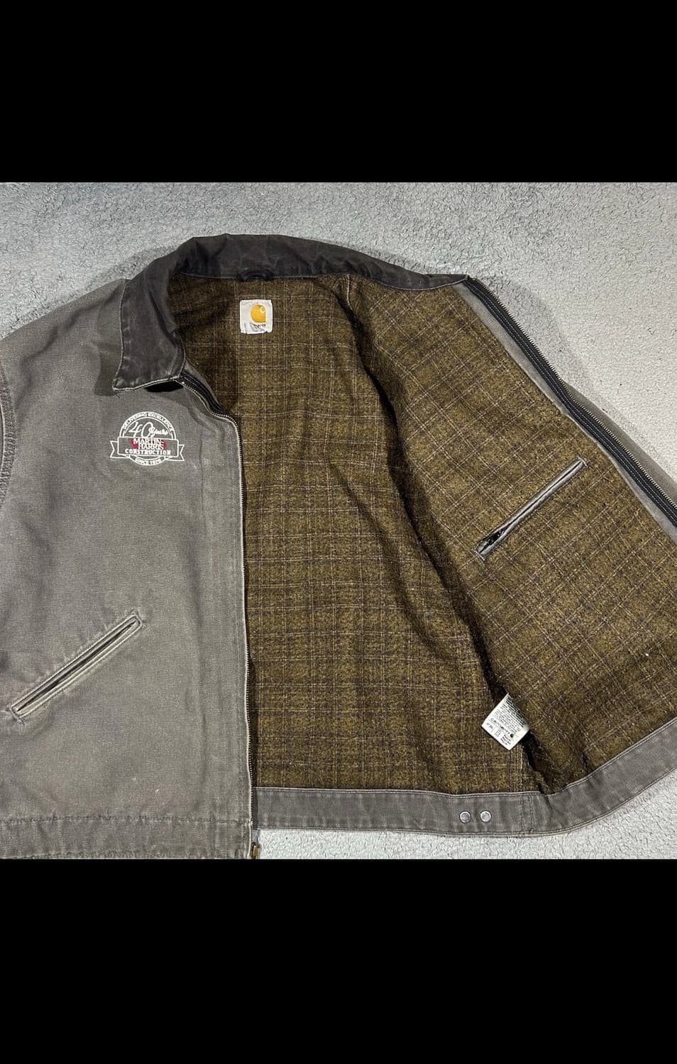 칼하트 j97 디트로이트 워크자켓 gvl 2xl 상품이미지5