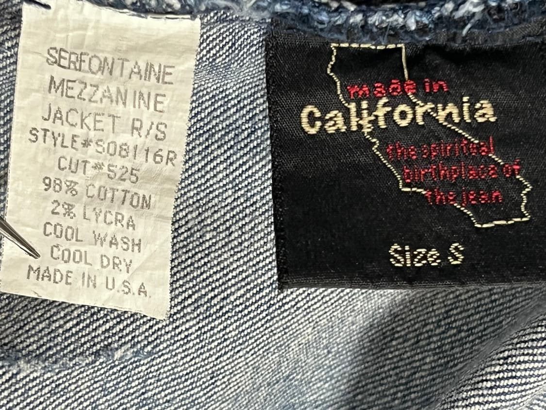 serfontaine 아메리칸 빈티지 청자켓 상품이미지6