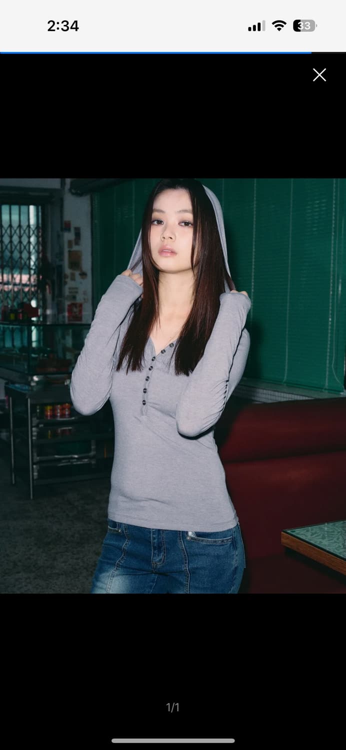 헬레네파리스 후드 롱슬리브 상품이미지1