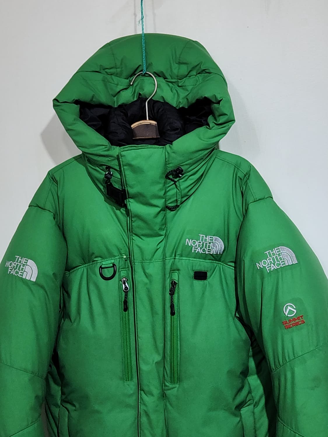 (M) 노스페이스 히말라야 패딩점퍼 녹색 거위털 800 다운자켓 상품이미지2