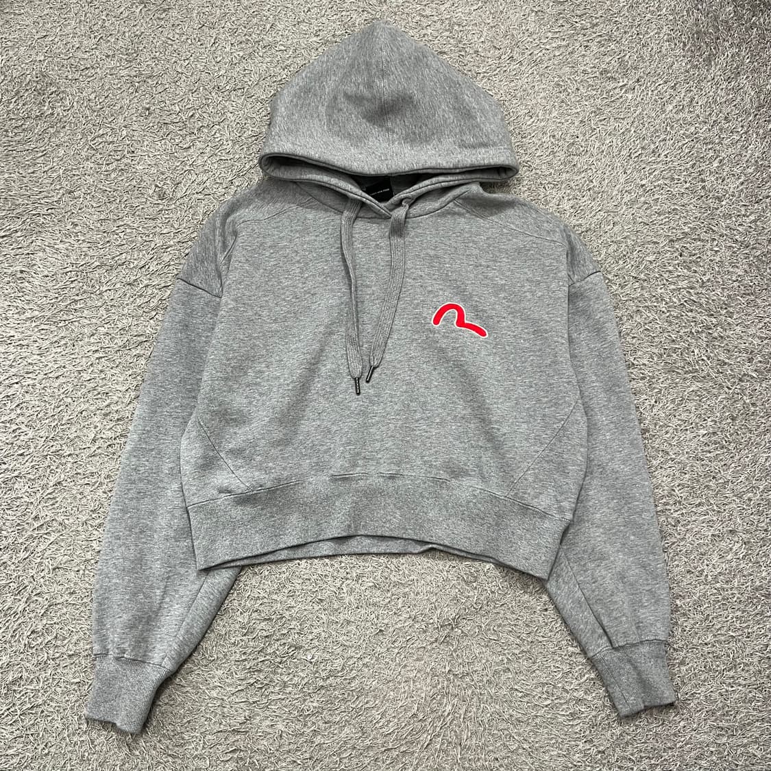 [우먼95] 에비수 크롭 후드티 상품이미지2