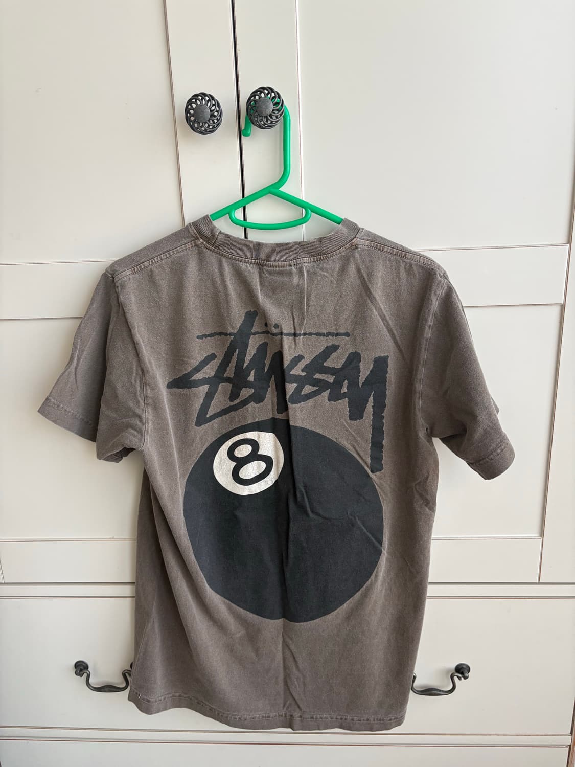 Stussy 8 Ball Pigment Dyed T-Shirt Coffe 상품이미지2