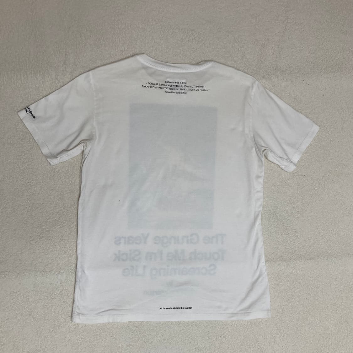 솔로이스트 커트 코베인 티셔츠 상품이미지2