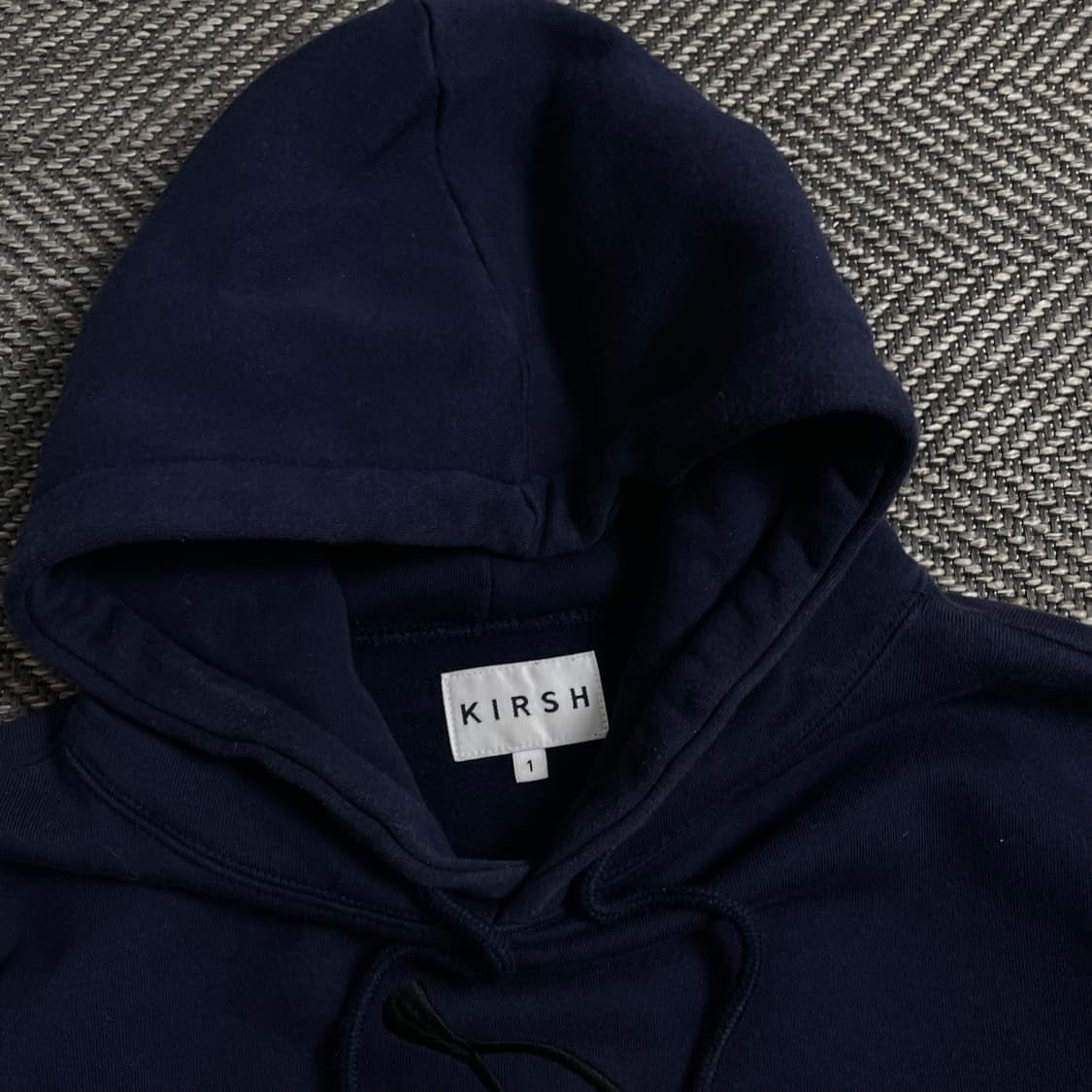 키르시 빅 체리 로고 후드 티셔츠 네이비 y 4426 상품이미지6