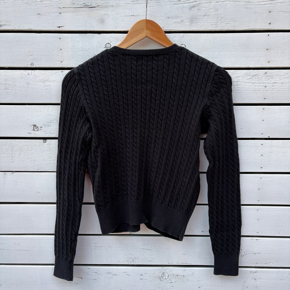 Polo 폴로 케이블 꽈배기 니트 가디건 상품이미지2