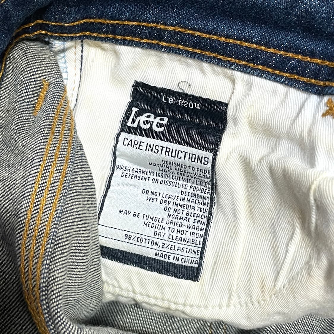 리 L1 stovepipe 진청 데님팬츠 여성29 상품이미지4