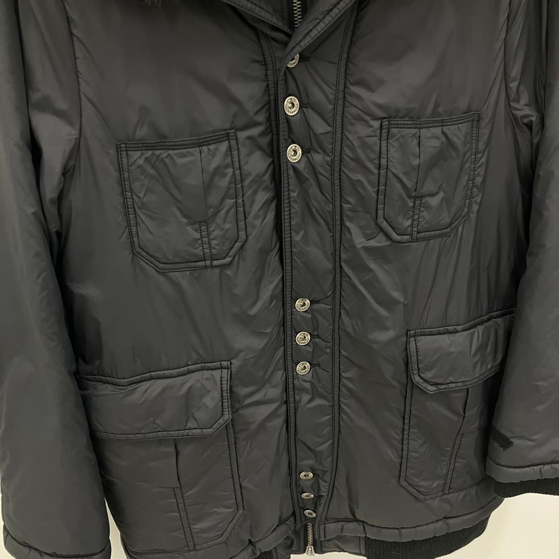 디젤 레이어드 퍼 후드 패딩 XXS 상품이미지5