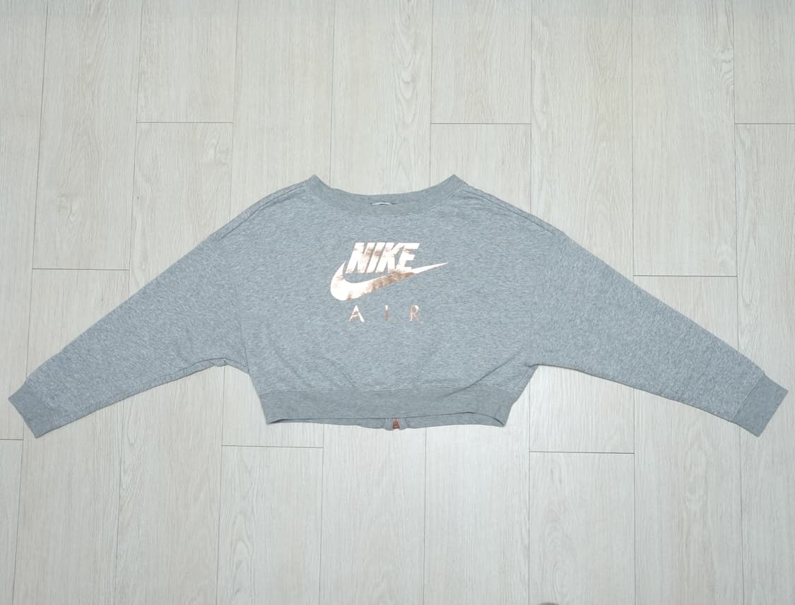 나이키 크롭 로즈골드 빅스우시 백지퍼 맨투맨 L 상품이미지3