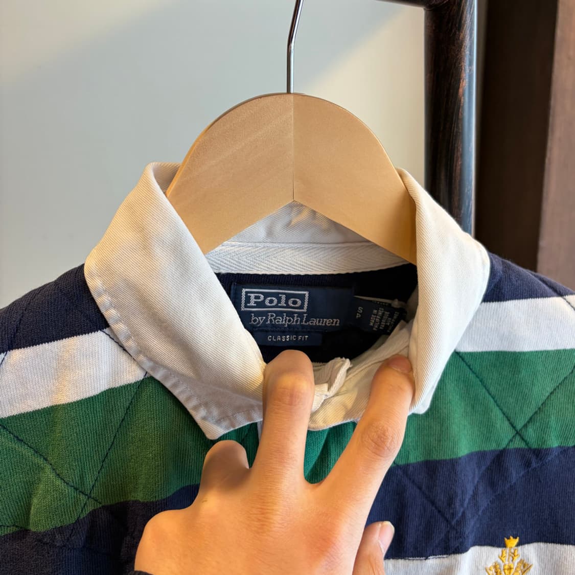 16096 - 폴로 랄프로렌 스트라이프 빅로고 럭비티 상품이미지5