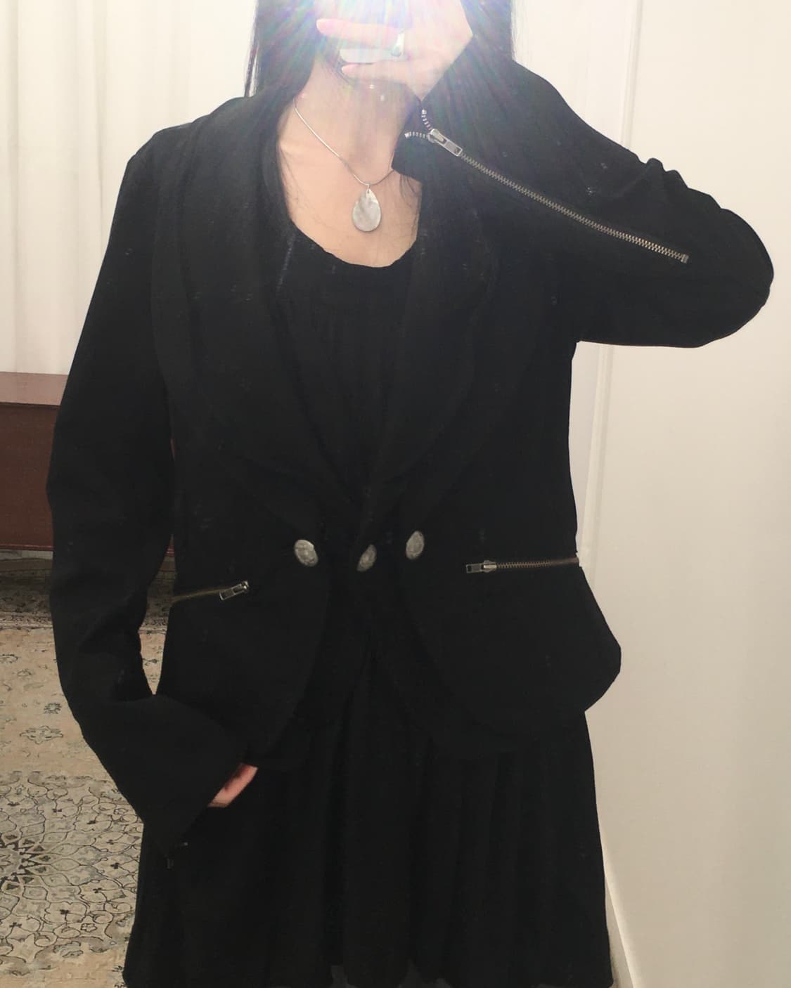 쓰리버튼 블랙 브레이저 상품이미지6