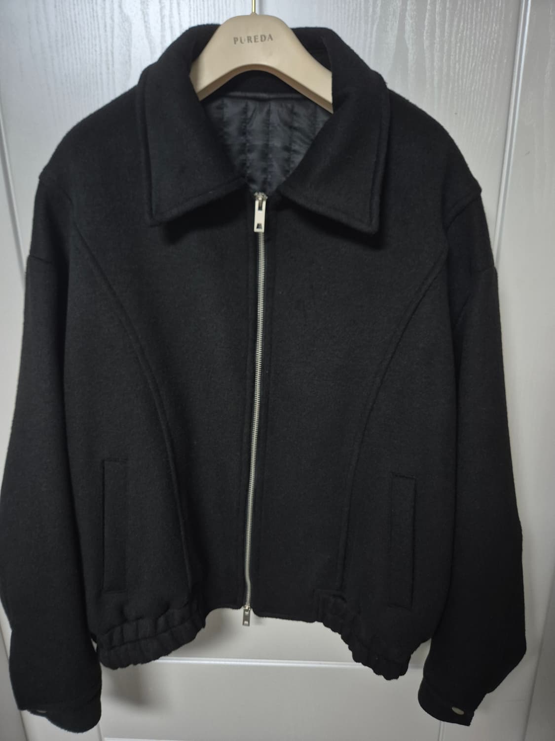 라퍼지스토어 울 블루종 라지 블랙 상품이미지1