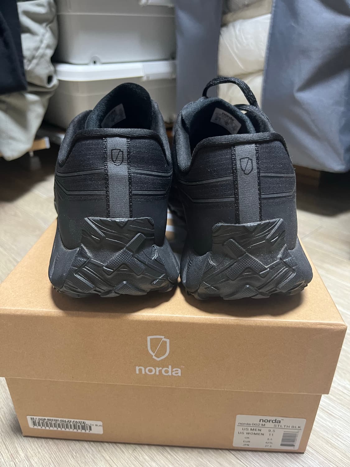 norda 002 블랙 us 9.5 상품이미지4