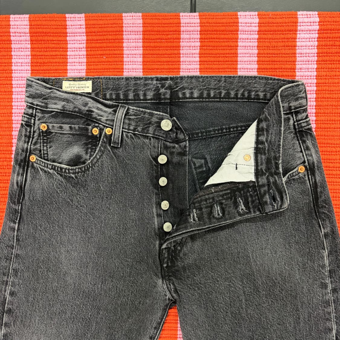 00s 리바이스 501 빅E 그레이 데님 (32) 상품이미지5